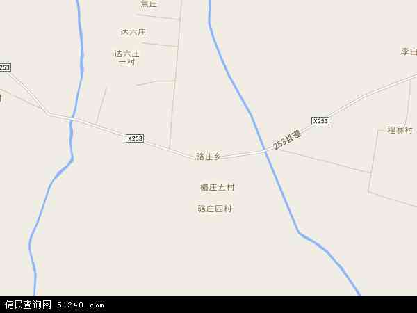 骆庄乡地图 - 骆庄乡电子地图 - 骆庄乡高清地图 - 2024年骆庄乡地图
