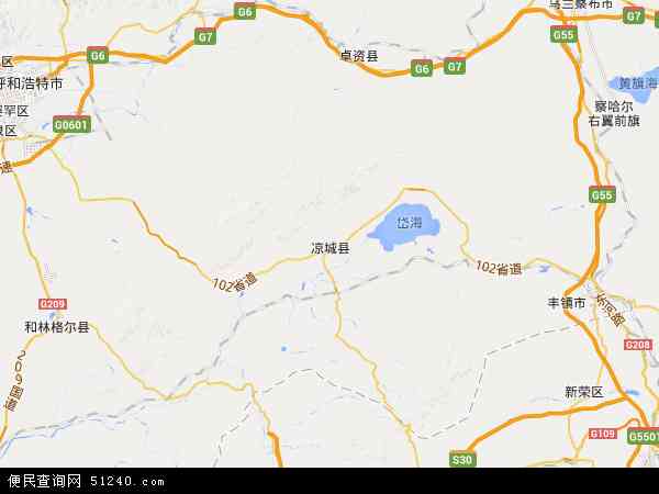 凉城县地图 - 凉城县电子地图 - 凉城县高清地图 - 2024年凉城县地图
