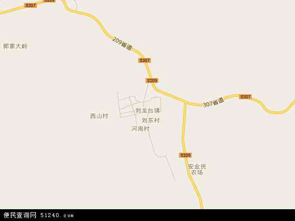 刘龙台镇地图 - 刘龙台镇电子地图 - 刘龙台镇高清地图 - 2024年刘龙台镇地图