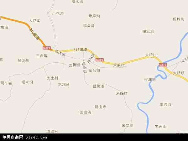 龙台镇地图 - 龙台镇电子地图 - 龙台镇高清地图 - 2024年龙台镇地图