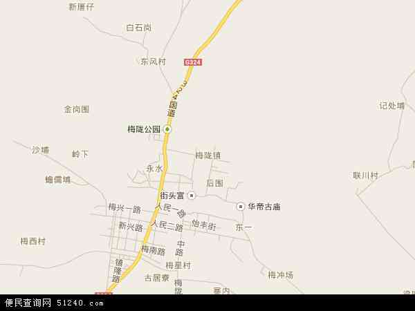 梅陇镇地图 - 梅陇镇电子地图 - 梅陇镇高清地图 - 2024年梅陇镇地图