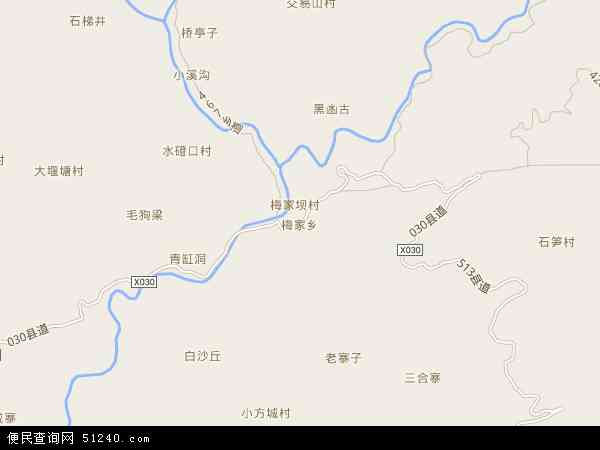 梅家乡地图 - 梅家乡电子地图 - 梅家乡高清地图 - 2024年梅家乡地图