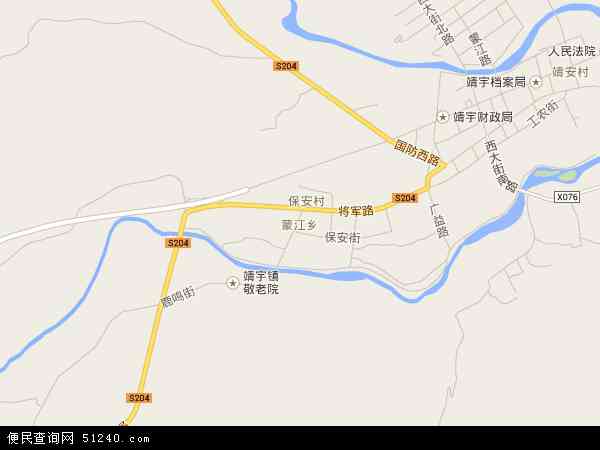 蒙江乡地图 - 蒙江乡电子地图 - 蒙江乡高清地图 - 2024年蒙江乡地图