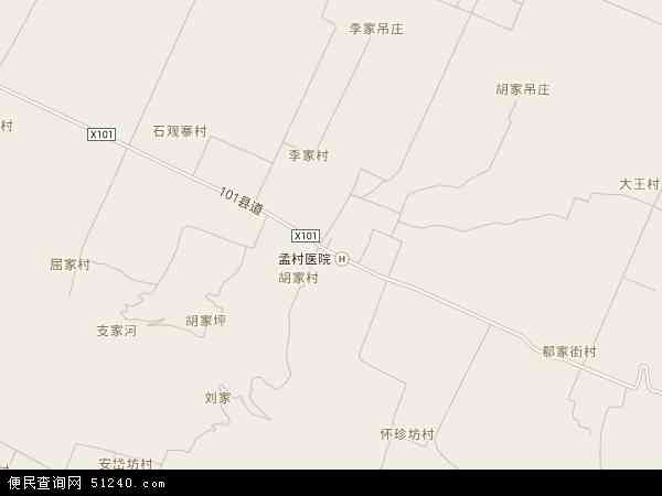 孟村镇地图 - 孟村镇电子地图 - 孟村镇高清地图 - 2024年孟村镇地图