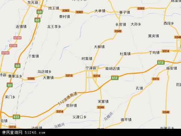 宁津县地图 - 宁津县电子地图 - 宁津县高清地图 - 2024年宁津县地图