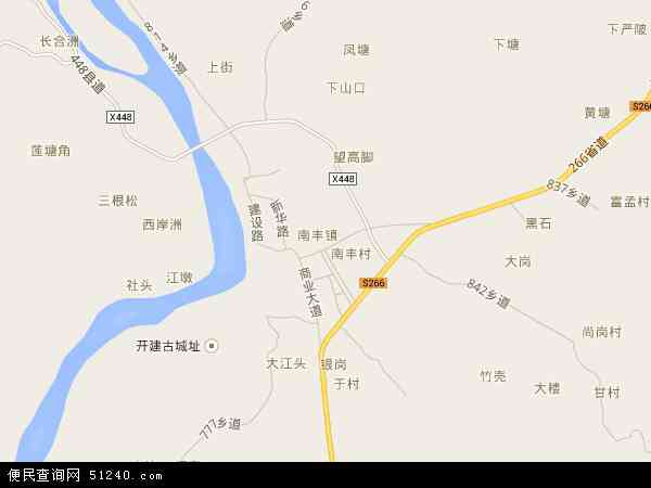 封开县南丰镇二桥地图图片