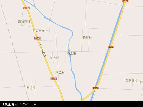南孟镇地图 - 南孟镇电子地图 - 南孟镇高清地图 - 2024年南孟镇地图