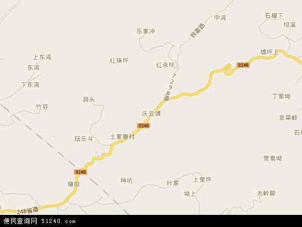 庆云镇地图 - 庆云镇电子地图 - 庆云镇高清地图 - 2024年庆云镇地图