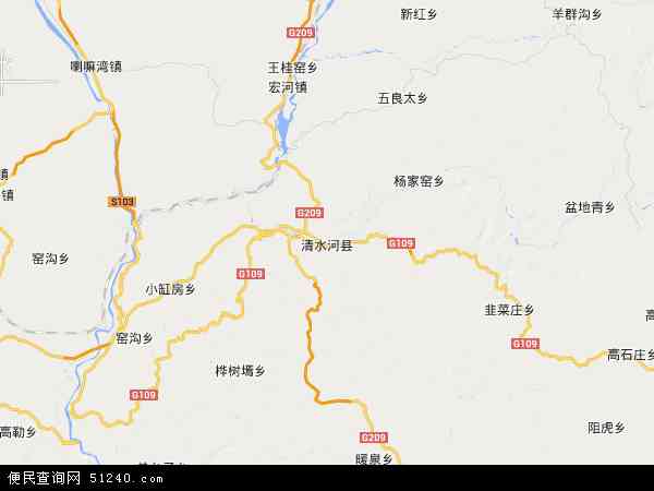 清水河县地图 - 清水河县电子地图 - 清水河县高清地图 - 2024年清水河县地图