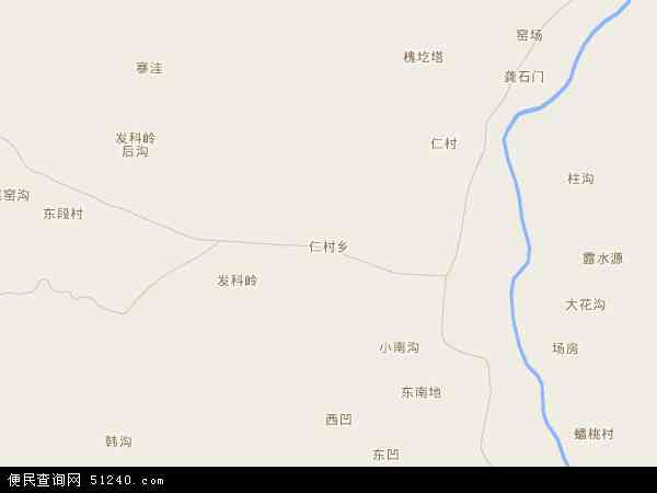 仁村乡地图 - 仁村乡电子地图 - 仁村乡高清地图 - 2024年仁村乡地图