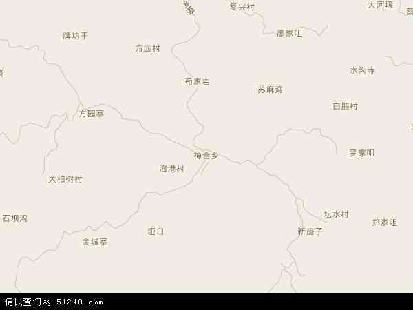 神合乡地图 - 神合乡电子地图 - 神合乡高清地图 - 2024年神合乡地图