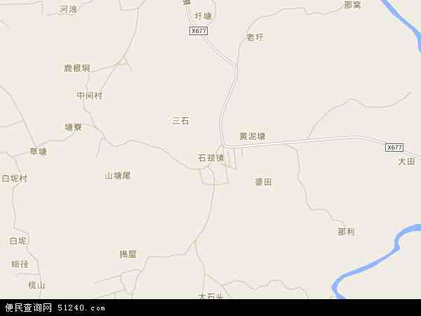 石颈镇地图 - 石颈镇电子地图 - 石颈镇高清地图 - 2024年石颈镇地图