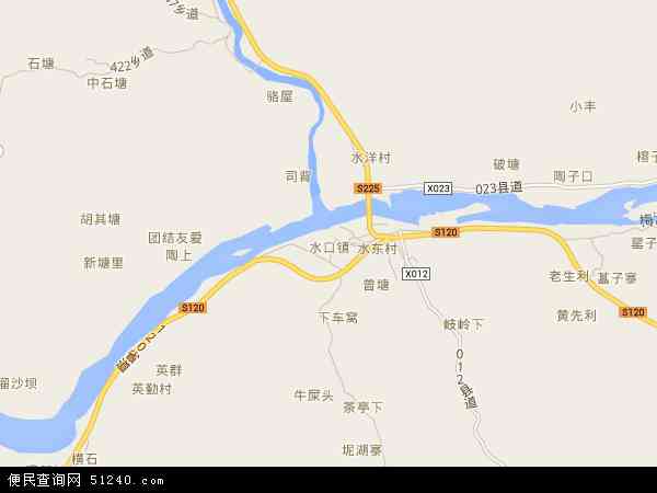 水口镇地图图片图片
