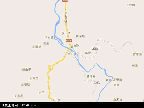 水口镇地图图片图片