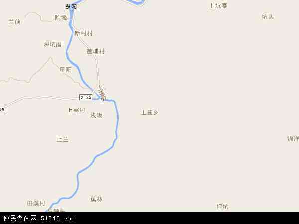 上莲乡地图 - 上莲乡电子地图 - 上莲乡高清地图 - 2024年上莲乡地图