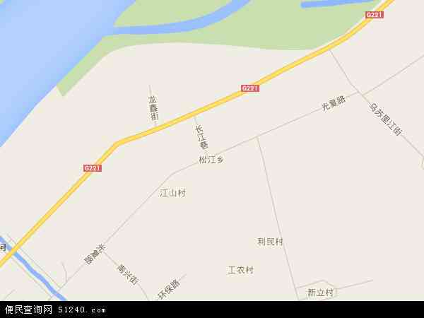 松江乡地图 - 松江乡电子地图 - 松江乡高清地图 - 2024年松江乡地图