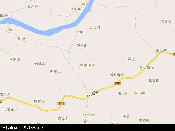 神福港镇地图 - 神福港镇电子地图 - 神福港镇高清地图 - 2024年神福港镇地图