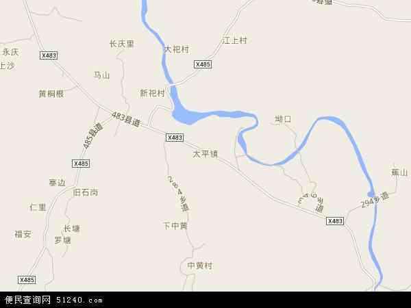 太平镇地图 