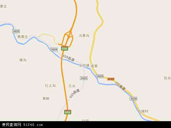 王村镇地图 