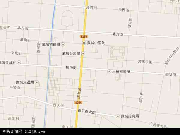 武城县武城镇地图图片