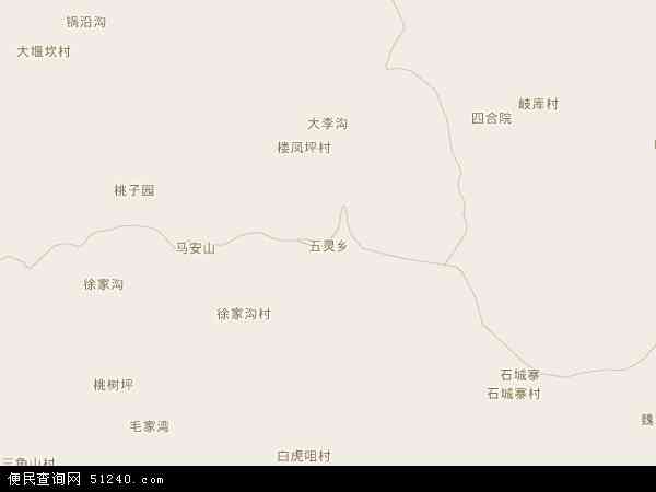 五灵乡地图 - 五灵乡电子地图 - 五灵乡高清地图 - 2024年五灵乡地图