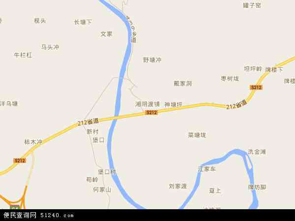 湘阴渡镇地图 - 湘阴渡镇电子地图 - 湘阴渡镇高清地图 - 2024年湘阴渡镇地图