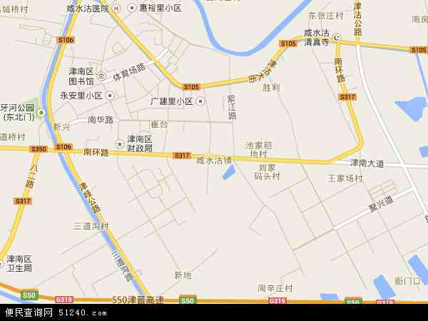 咸水沽镇地图 - 咸水沽镇电子地图 - 咸水沽镇高清地图 - 2024年咸水沽镇地图