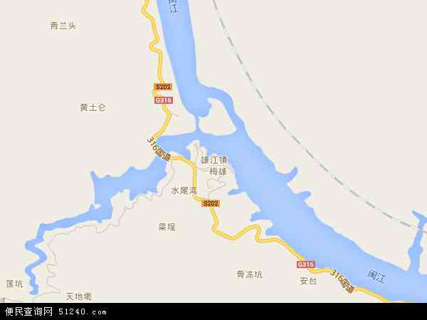 雄江镇地图 - 雄江镇电子地图 - 雄江镇高清地图 - 2024年雄江镇地图