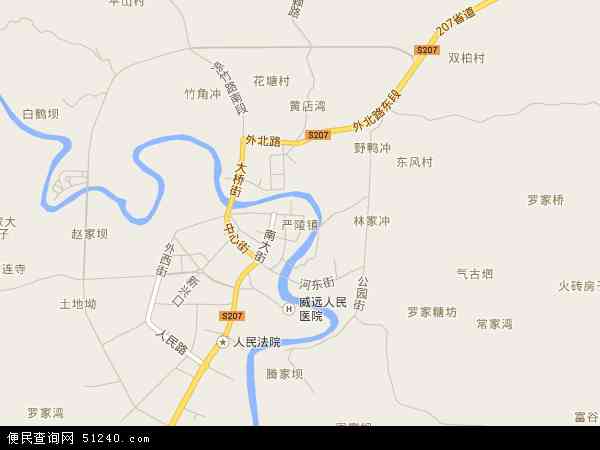 威远县严陵镇规划图图片