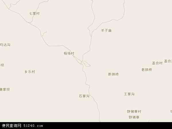 杨家镇地图 - 杨家镇电子地图 - 杨家镇高清地图 - 2024年杨家镇地图