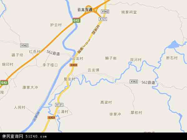 云龙镇地图 - 云龙镇电子地图 - 云龙镇高清地图 - 2024年云龙镇地图