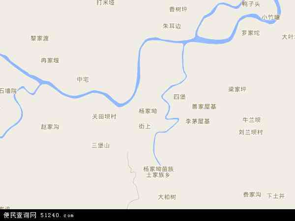 杨家坳乡地图 - 杨家坳乡电子地图 - 杨家坳乡高清地图 - 2024年杨家坳乡地图