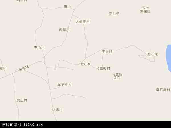 尹庄乡地图 - 尹庄乡电子地图 - 尹庄乡高清地图 - 2024年尹庄乡地图