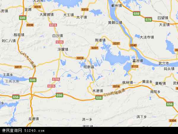 阳新县地图 - 阳新县电子地图 - 阳新县高清地图 - 2024年阳新县地图