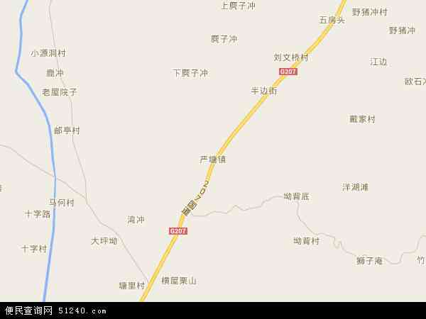严塘镇地图 - 严塘镇电子地图 - 严塘镇高清地图 - 2024年严塘镇地图