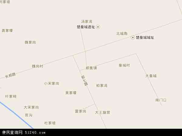 郑集镇地图 - 郑集镇电子地图 - 郑集镇高清地图 - 2024年郑集镇地图