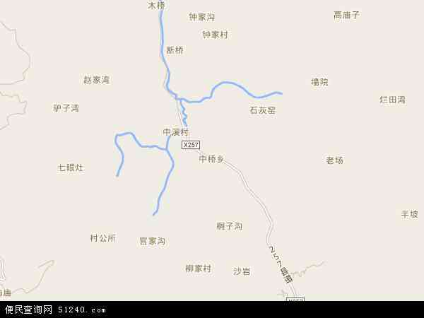 中桥乡地图 - 中桥乡电子地图 - 中桥乡高清地图 - 2024年中桥乡地图