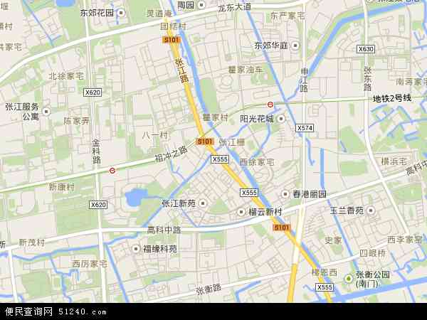 张江镇地图 - 张江镇电子地图 - 张江镇高清地图 - 2024年张江镇地图
