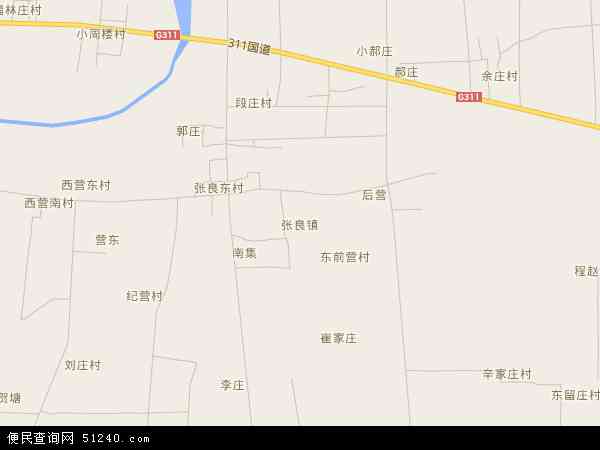 张良镇地图 - 张良镇电子地图 - 张良镇高清地图 - 2024年张良镇地图
