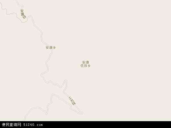 安康佤族乡地图 - 安康佤族乡电子地图 - 安康佤族乡高清地图 - 2024年安康佤族乡地图