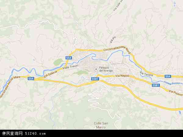 阿斯科利皮切诺地图 - 阿斯科利皮切诺电子地图 - 阿斯科利皮切诺高清地图 - 2024年阿斯科利皮切诺地图