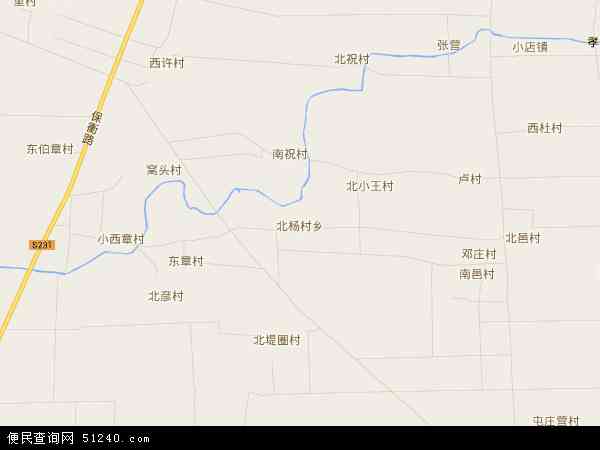 北杨村乡地图 - 北杨村乡电子地图 - 北杨村乡高清地图 - 2024年北杨村乡地图