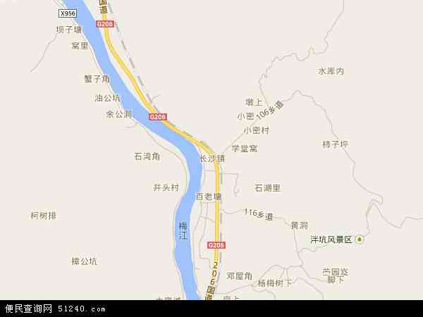 长沙镇地图 - 长沙镇电子地图 - 长沙镇高清地图 - 2024年长沙镇地图