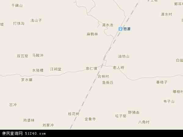 崇仁镇地图 - 崇仁镇电子地图 - 崇仁镇高清地图 - 2024年崇仁镇地图