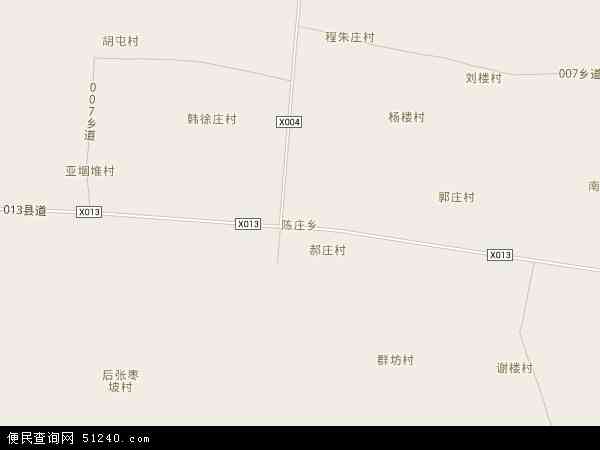陈庄乡地图 - 陈庄乡电子地图 - 陈庄乡高清地图 - 2024年陈庄乡地图
