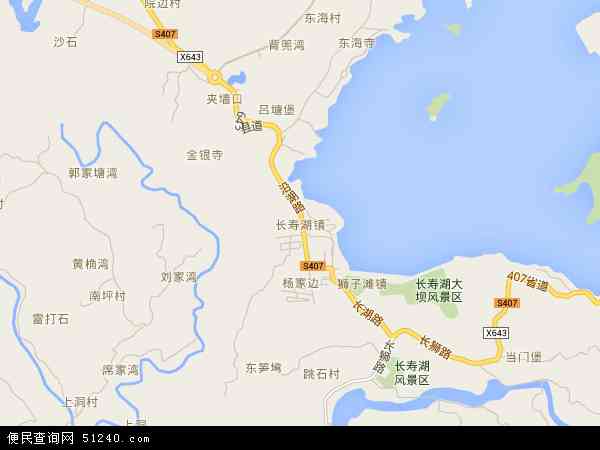 长寿湖镇地图 - 长寿湖镇电子地图 - 长寿湖镇高清地图 - 2024年长寿湖镇地图