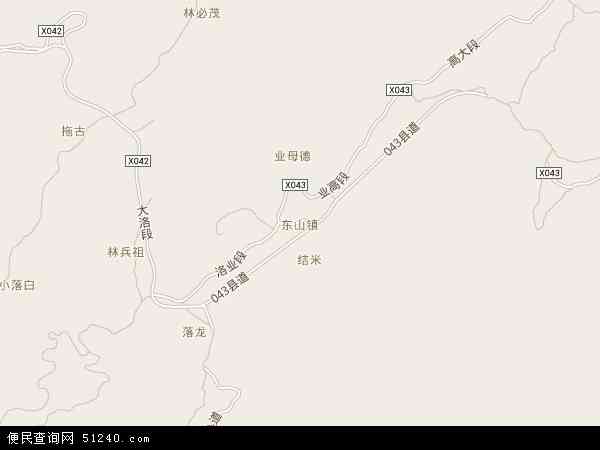 曲靖东山镇地图图片