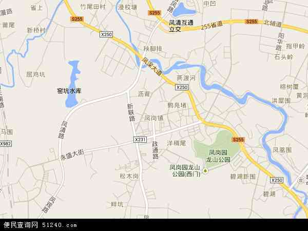 中国 广东省 东莞市 凤岗镇凤岗镇卫星地图 本站收录有:2021凤岗镇