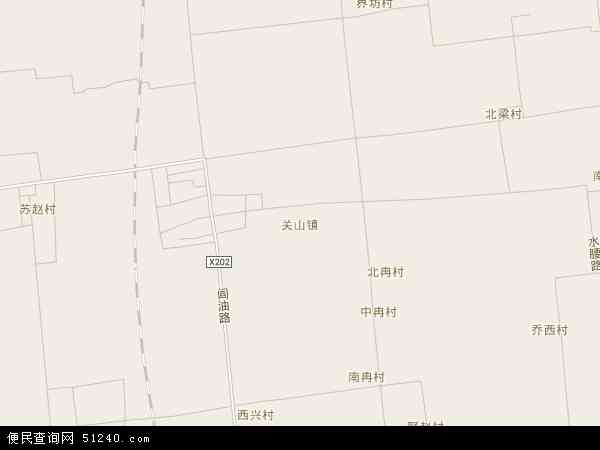 关山镇地图 - 关山镇电子地图 - 关山镇高清地图 - 2024年关山镇地图