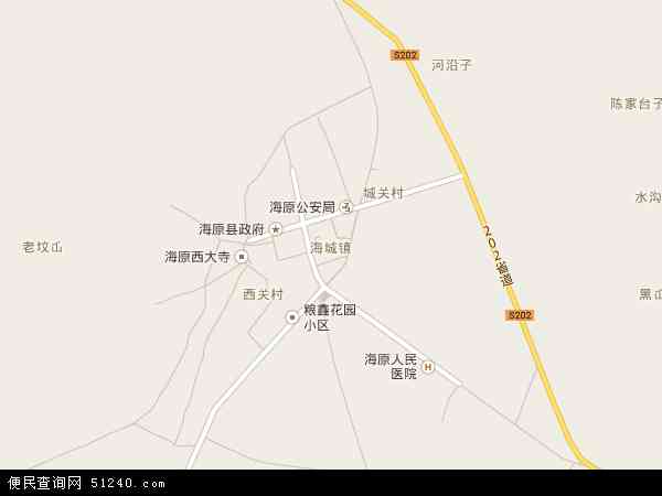 海城镇地图 - 海城镇电子地图 - 海城镇高清地图 - 2024年海城镇地图